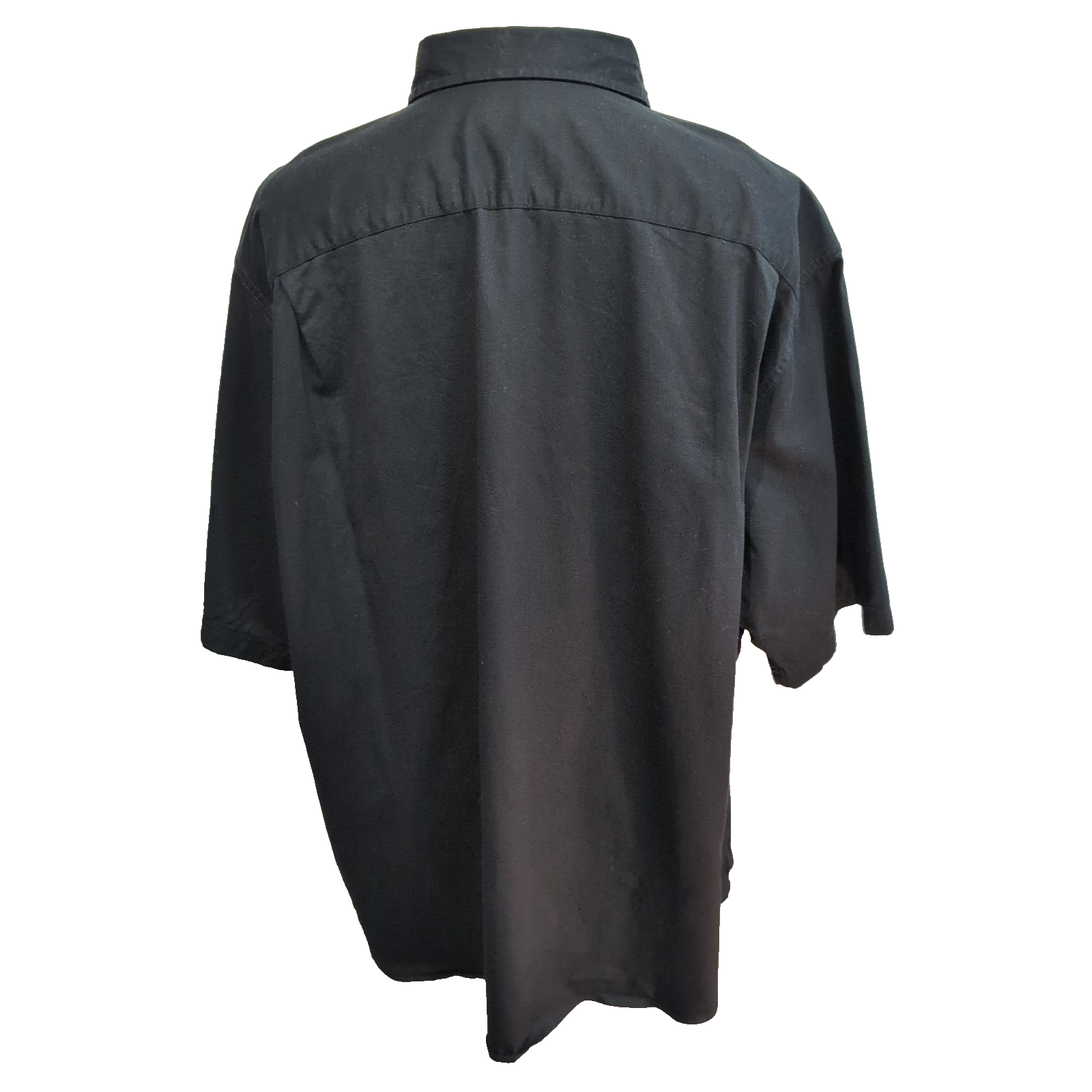 Chemise Wrangler Manches Courtes Noire à Poches Stretch Taille 3XLTG