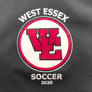 T-shirt Nike Dri-FIT XS Gris West Essex Soccer 2020 Flocage Sport