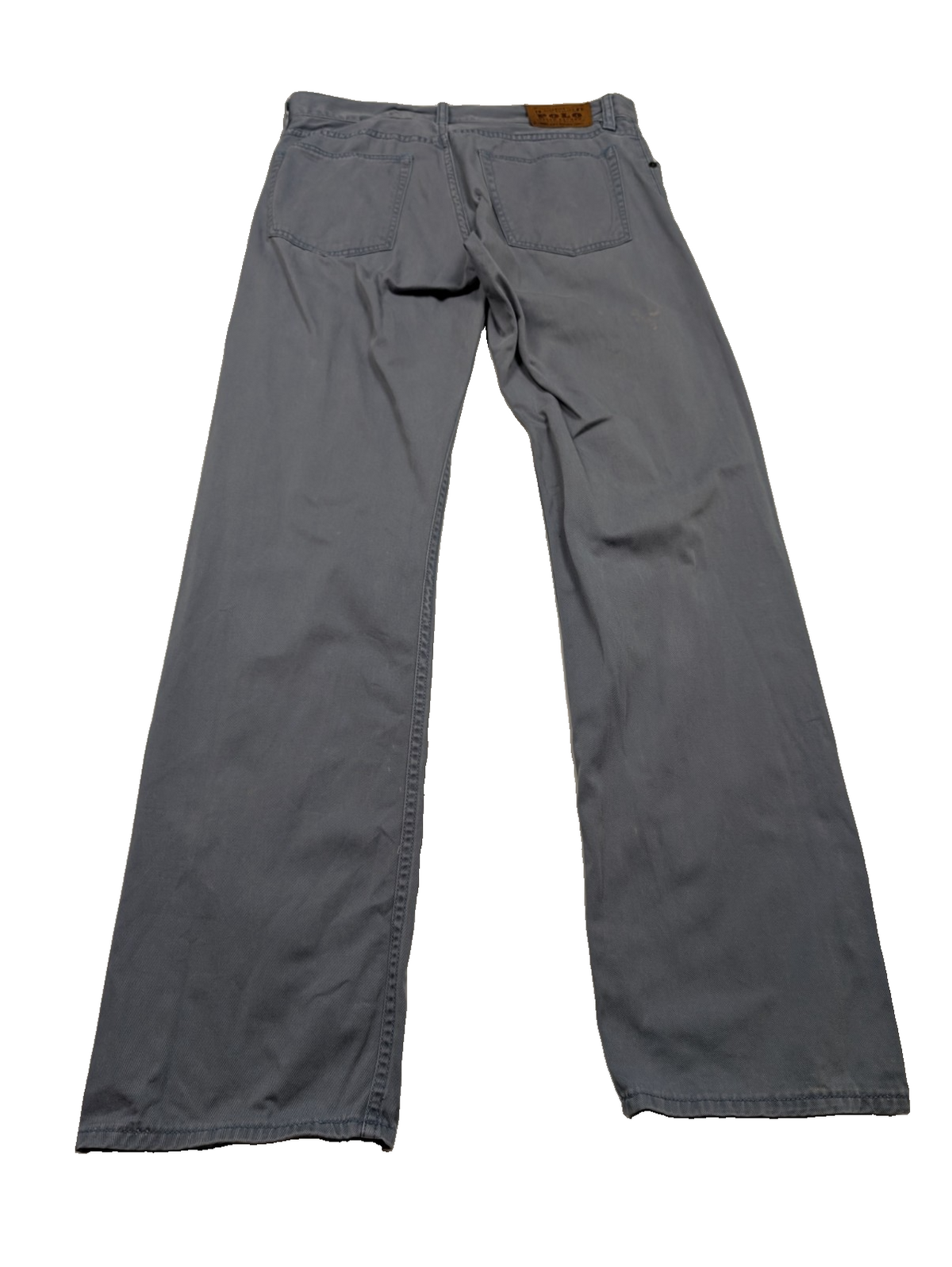 Jean Polo Ralph Lauren Dry Goods W32 L32 gris bleu coton coupe droite