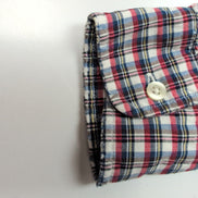 Chemise Ralph Lauren Blake S Carreaux Rouge Bleu Logo Brodé manches longues
