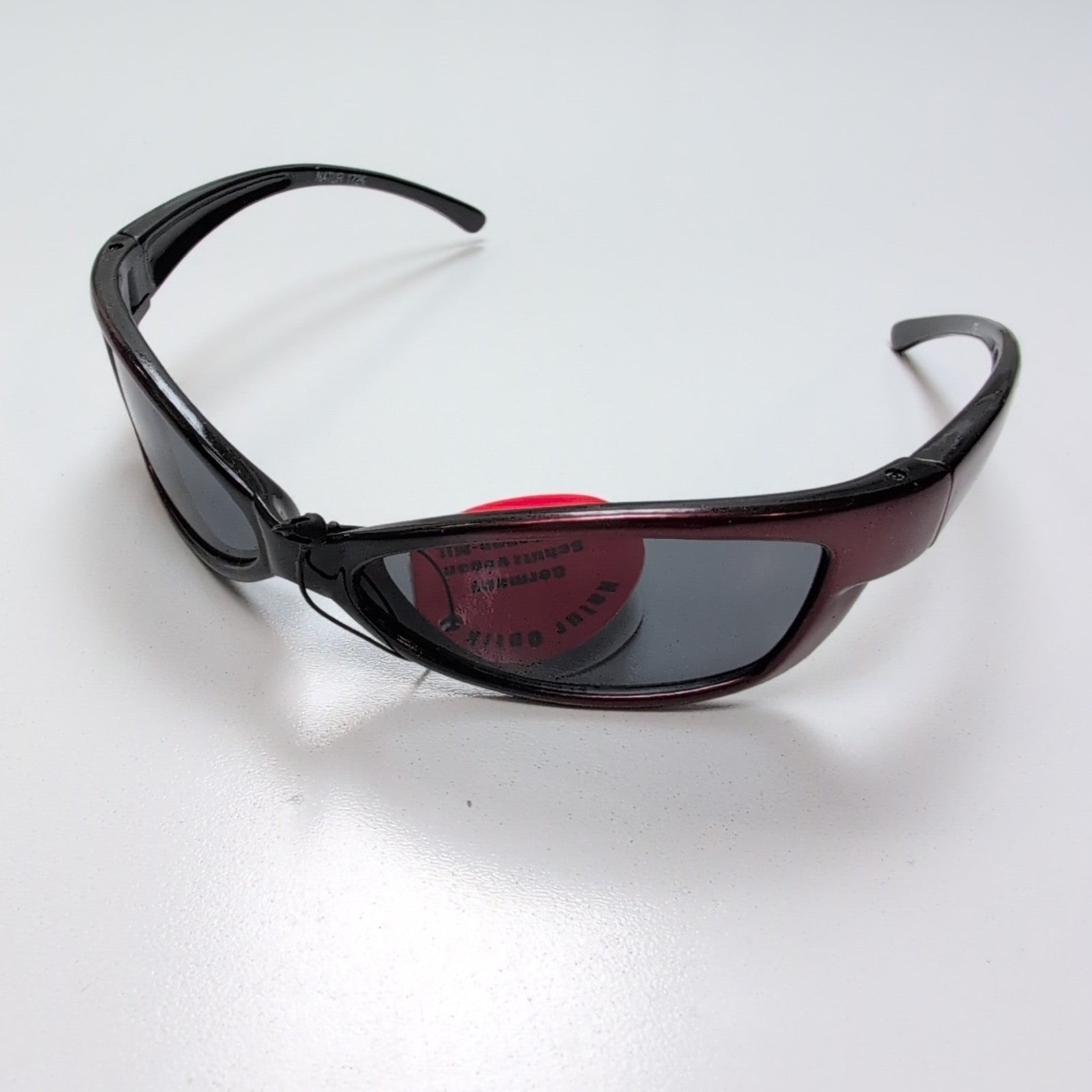 Lunettes de soleil Y2K Natur Optik Germany Bordeaux Brillant Branches La