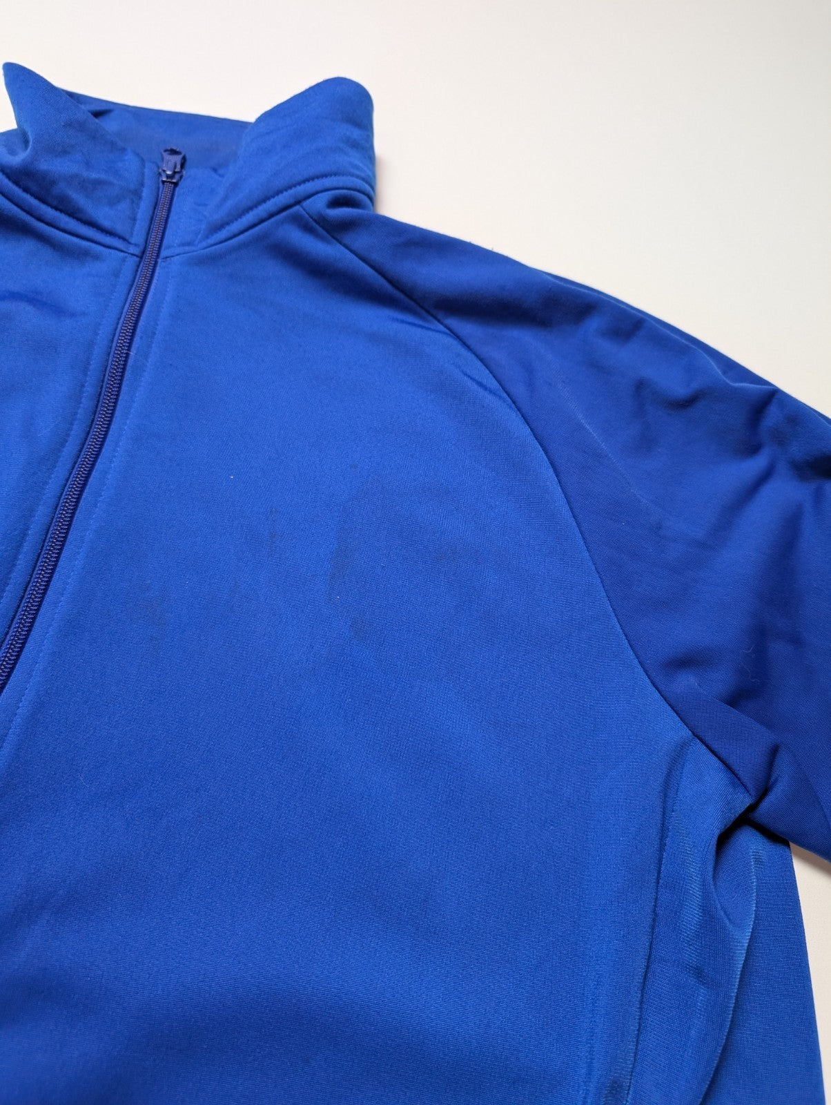 Veste Adidas Bleue Taille L Coupe Longue Sportswear Training Zippée - BEG