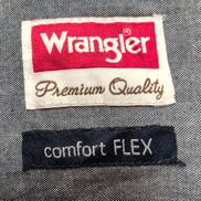 Chemise Wrangler Manche Courte Bordeaux Clair Stretch Taille L Deux Poches