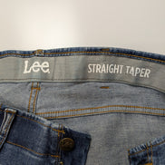 Jean Lee Vintage Homme W34 L34 Bleu Denim Stretch Excellent État