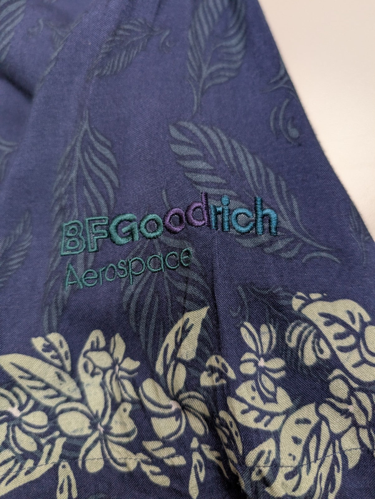 Chemise Hawaïenne Island Fever 100% Rayonne - BF Goodrich Aerospace - L