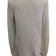 Pull Tommy Hilfiger Femme Blanc Crème Torsadé Épais Taille M Col Rond