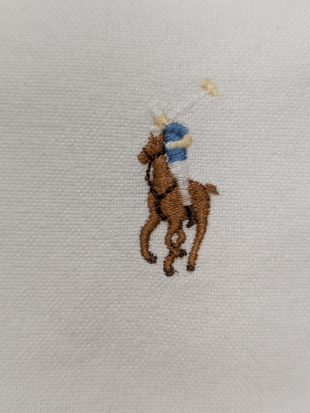 Chemise Polo Ralph Lauren Shirt Yarmouth XL XXL Oxford Blanche Logo Button Down