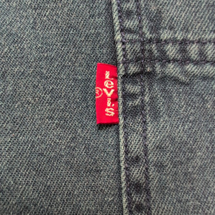 Chemise Levi's Vintage Denim Bleu Foncé 2 poches Red Tab Taille L (Coupe XXL)