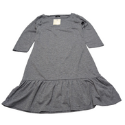 Robe E Essentials Edit M Grise Manches 3/4 Neuve Étiquette