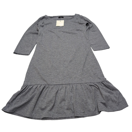 Robe E Essentials Edit M Grise Manches 3/4 Neuve Étiquette