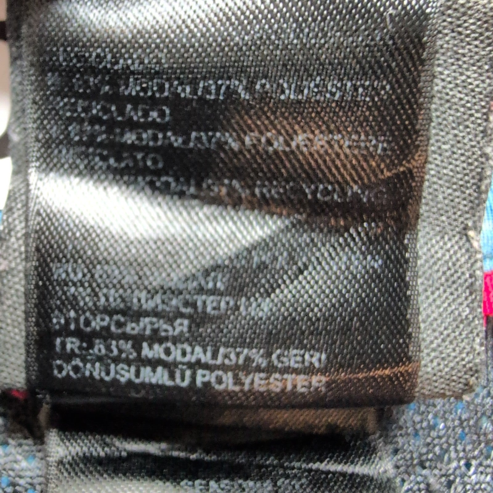 Chemise The North Face modèle technique modal bleu carreaux poche zippée XXL