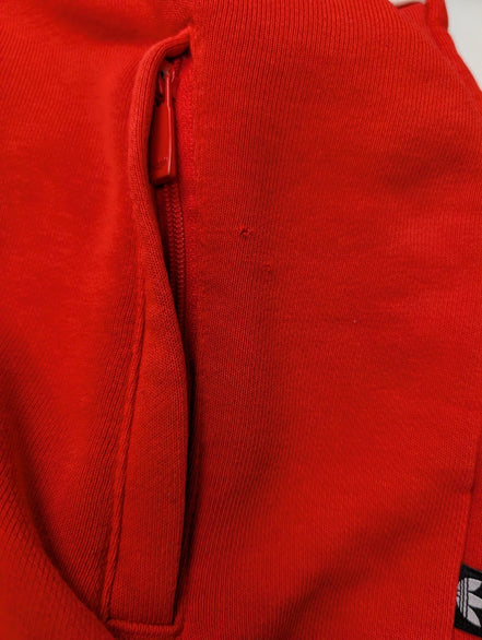 Sweat à Capuche NIKE Homme Femme M Rouge Col Zippé Poches Zippées Sport