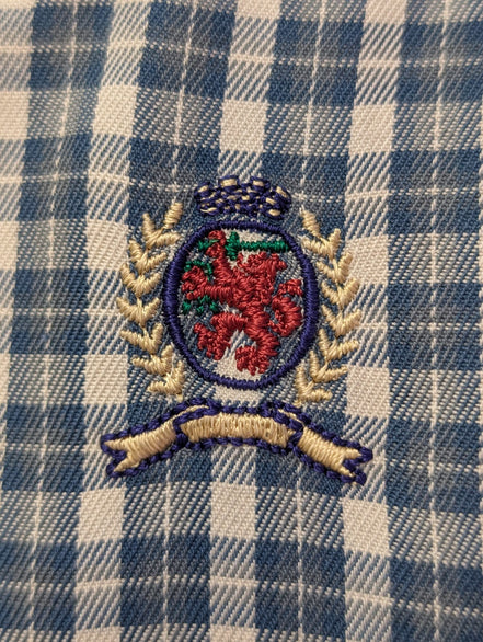 Chemise Tommy Hilfiger à carreaux taille M vintage taille plutôt XL #145msch