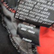Chemise Harley Davidson L Noire Orange Flamme Brodée Dos 100% Coton