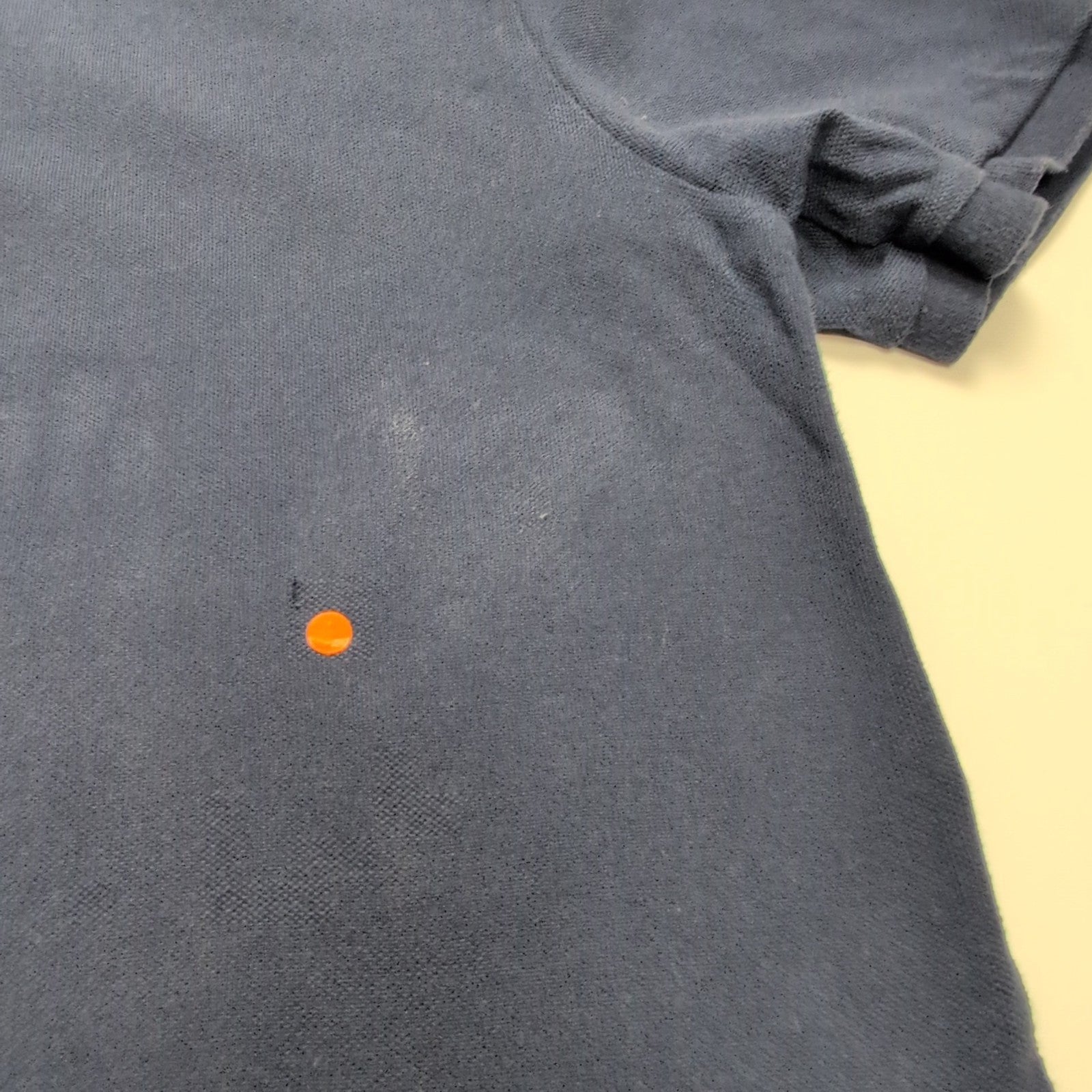 Polo Ralph Lauren Homme L Bleu Marine Logo Bleu Ciel Polo Manches Courtes