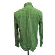 Chemise Ralph Lauren M Verte Carreaux Chaude Doublée Double Épaisseur