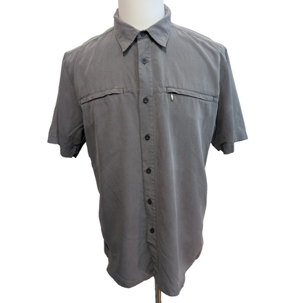 Chemise The North Face modèle technique modal gris micro carreaux XL