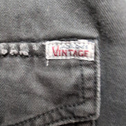 Chemise Jack & Jones Vintage Western Noir Style Vintage Jean Fin Taille S