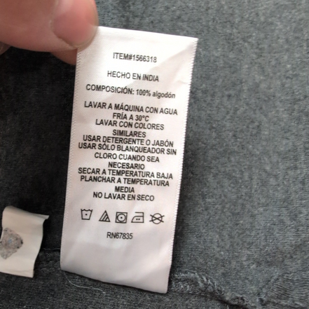 Chemise Nautica XL Gris Foncé Maille Coton Type Polo Manches Courtes