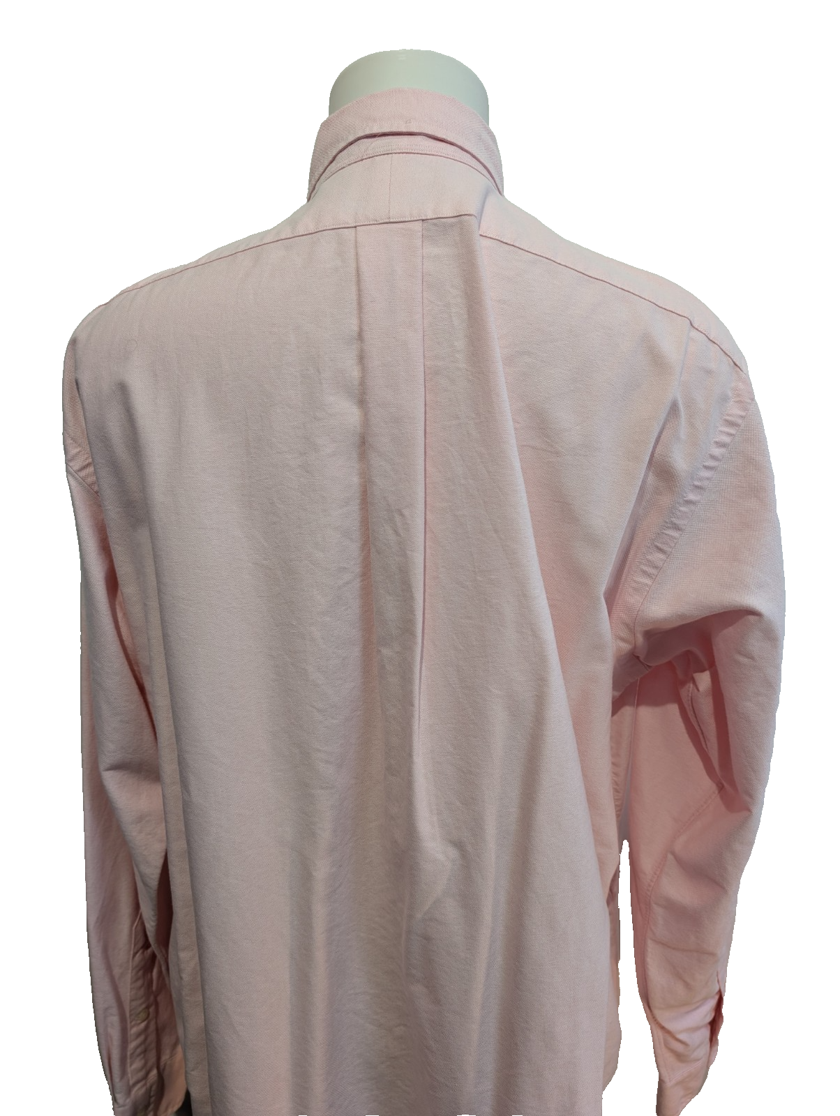 CHEMISE Ralph Lauren Homme L/XL CLASSIC FIT Rose Poudré Logo Marron Poche