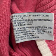 Pull Izod Rose Col Montant Zippé Stretch Coton Taille L
