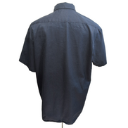 Chemise Dickies L Workwear bleu Manches Courtes 2 Poches Logo Coton Poly