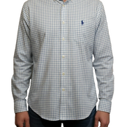 Chemise Ralph Lauren blanche à carreaux taille L/XL #2441