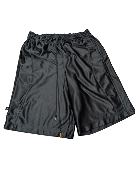 Short Basket-Ball JORDAN Vintage Noir Luisant - Logo Brodé - Taille M (FR 50/52)