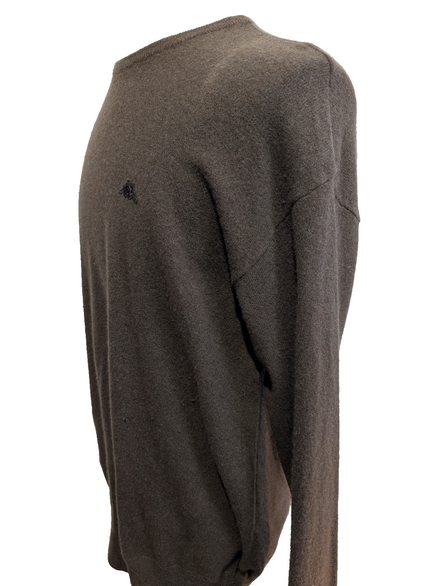Pull Robe di Kappa XL marron 80% laine col rond logo brodé Kappa