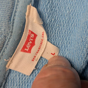 Sweat à capuche Levi's Bleu Ciel Logo Sérigraphié Taille L