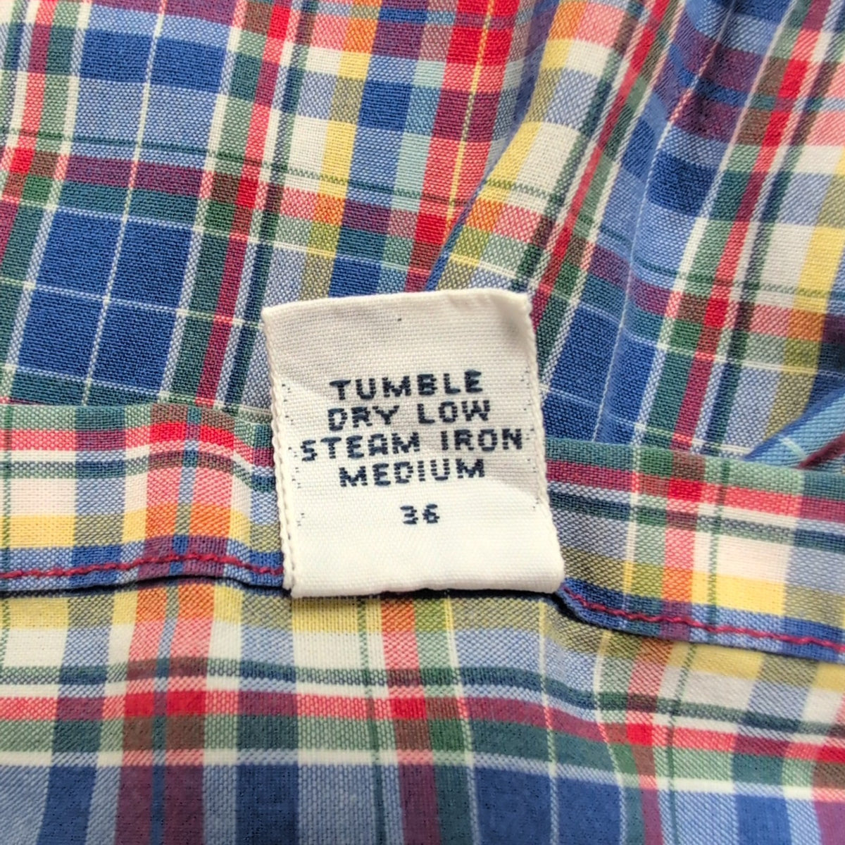 Chemise Ralph Lauren XL Bleue Rouge Manches Courtes Logo Bleu