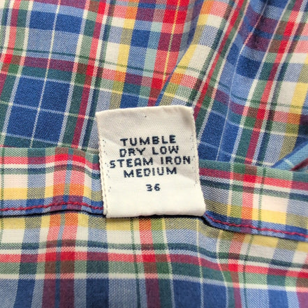 Chemise Ralph Lauren XL Bleue Rouge Manches Courtes Logo Bleu