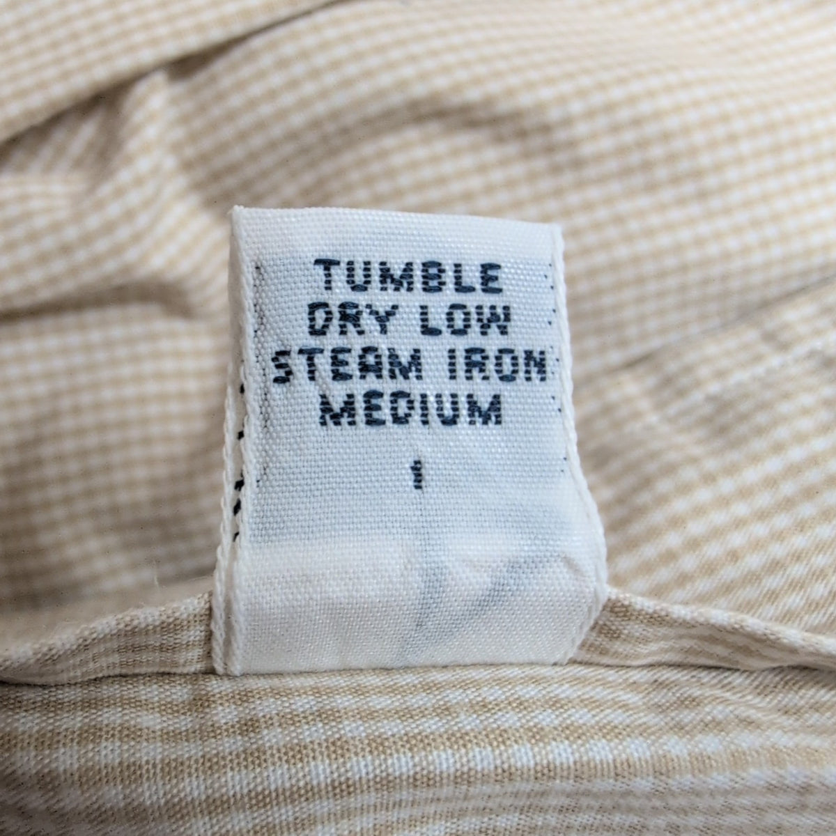 Chemise Ralph Lauren Yarmouth L XL Crème Carreaux Button Down Shirt