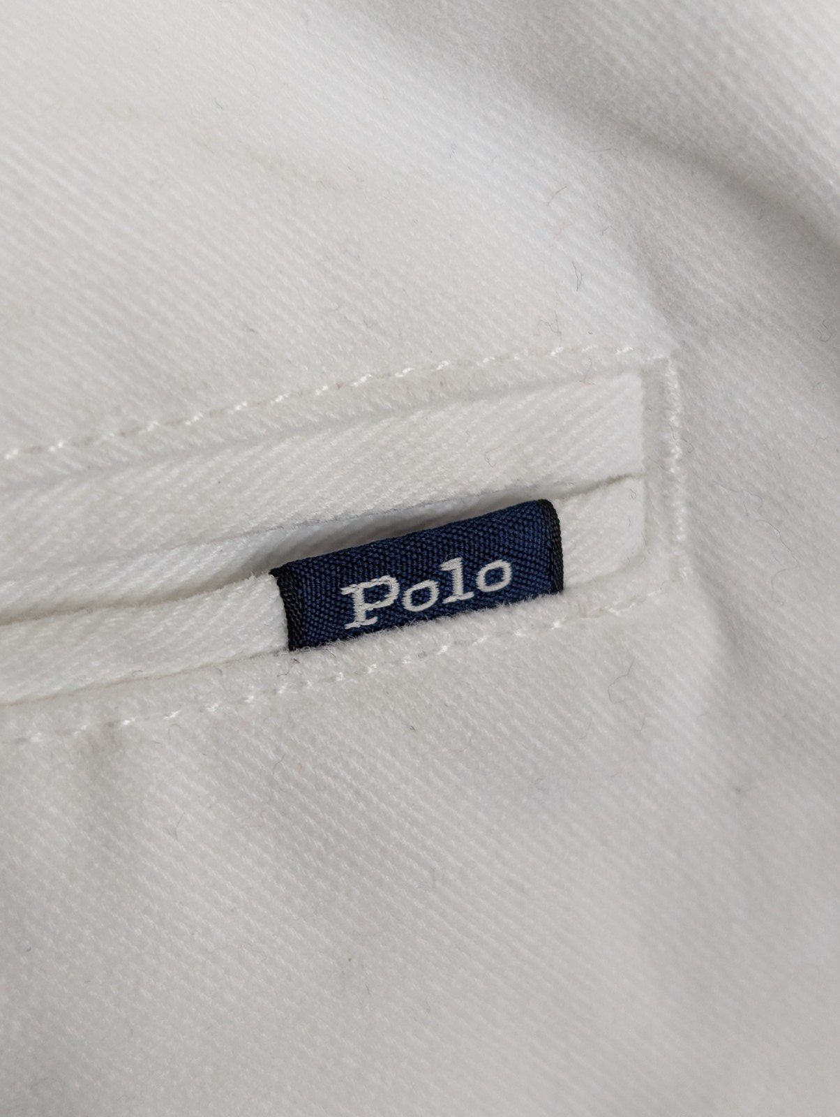 Pantalon Chino POLO RALPH LAUREN Blanc Pur ❄️ Taille W40 (48 FR) ❄️ Luxe