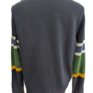 Pull Lacoste M FR4 bleu marine Color Block coton crocodile brodé