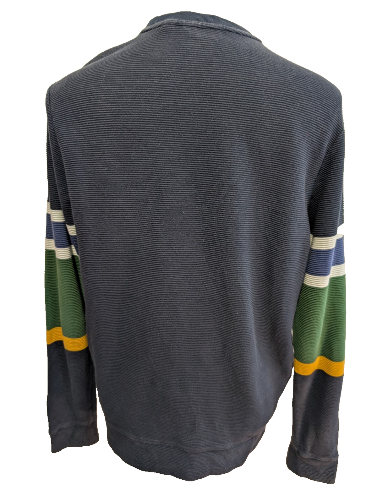 Pull Lacoste M FR4 bleu marine Color Block coton crocodile brodé
