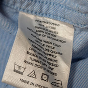 CHEMISE LEVI'S Coton Bleu Ciel XXL Homme Motif 2 Poches Manches Roulables