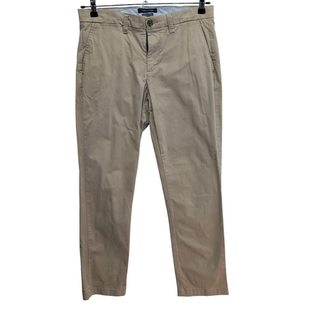 Pantalon chino Tommy Hilfiger stretch beige taille W30xL30 FR40 #54ct