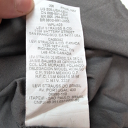 Chemise Levi's marron gris uni manches courtes western cowboy taille L 2 poches