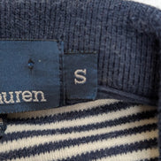 Polo POLO Ralph Lauren Rayé Marine et Blanc Homme Taille S