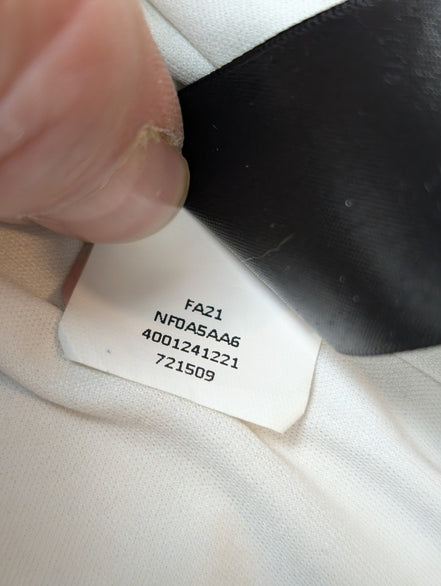 Veste The North Face Matelassée Blanc Cassé Femme Capuche - Taille S