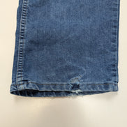 Jean Wrangler Homme Vintage Bleu W42 L29 Denim Pantalon Look Usé Distressed