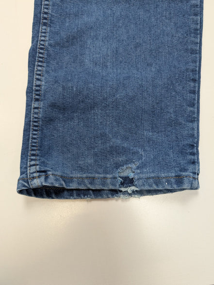 Jean Wrangler Homme Vintage Bleu W42 L29 Denim Pantalon Look Usé Distressed