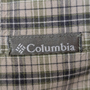 CHEMISE COLUMBIA Sportswear Carreaux Vert Kaki XL TG Homme 100% Coton