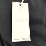 Robe SUBLEVEL M/L Longue Noire Sans Bretelles Fendue Neuve Étiquette