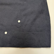 Pull Fin Tommy Hilfiger Femme Col V Bleu Taille S Logo Brodé