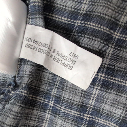 Chemise Ralph Lauren XL Gris Carreaux Classic Fit Logo Noir Button Down Shirt