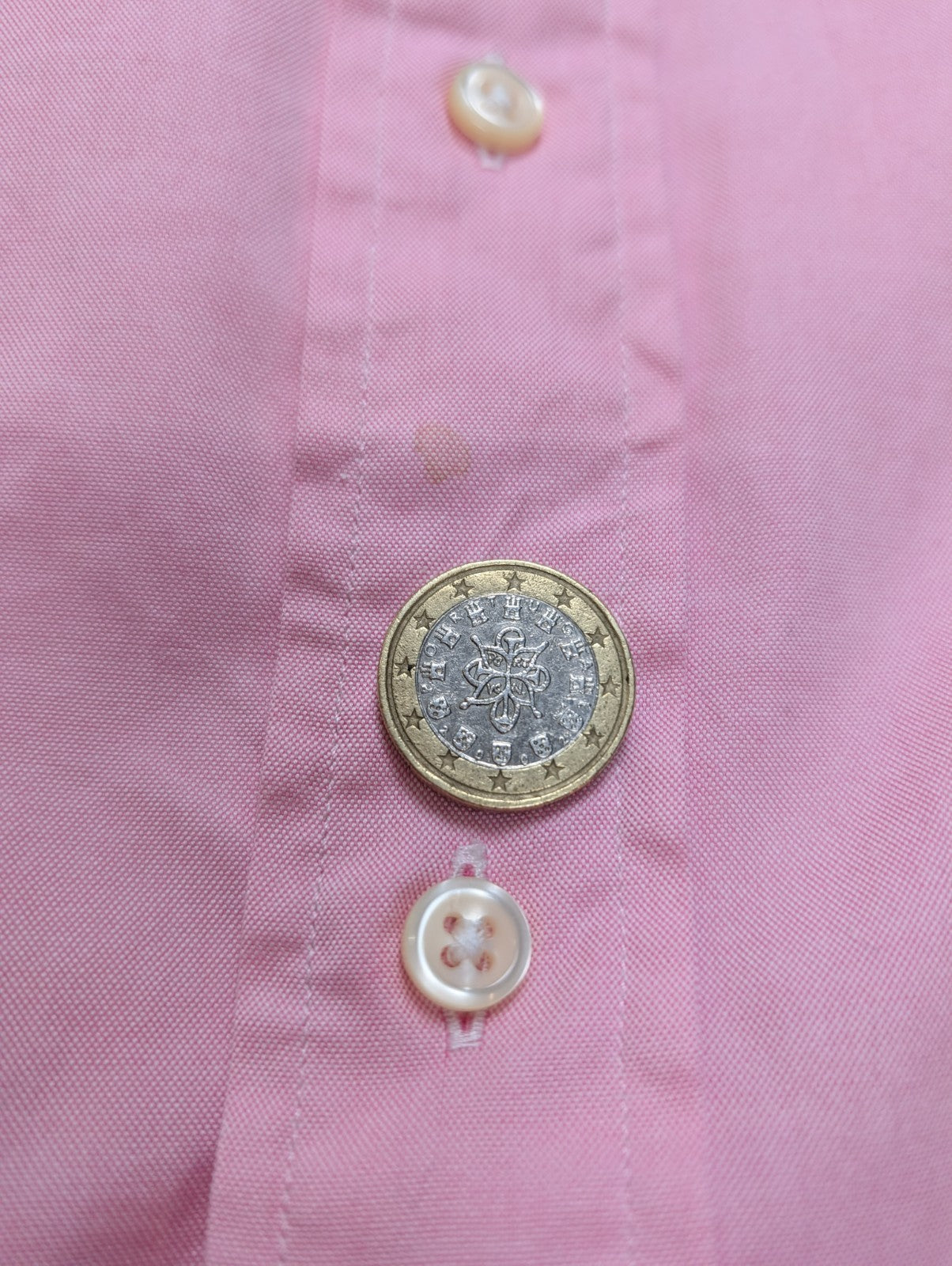 Chemise Ralph Lauren Rose Pâle Manches Longues Classic Fit - Taille L