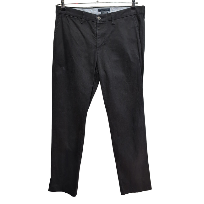 Pantalon chino Tommy Hilfiger stretch noir taille W34xL32 FR44 #49ct