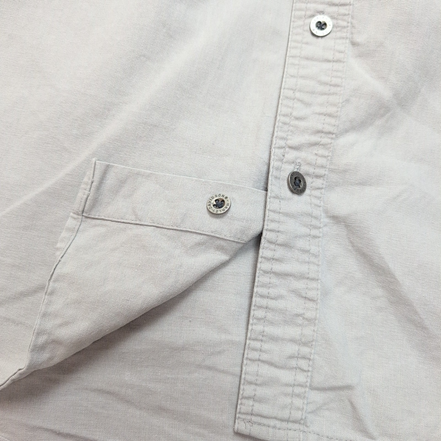Chemise Harley-Davidson 2XL Sans Manches Gris Brodé Aigle Dos Lin Coton